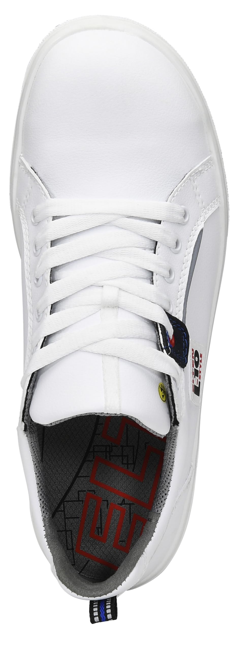 ELTEN Obuwie ochronne GHOST Low ESD S3, męskie, sportowe, sneakersy, lekkie, białe, stalowe noski - rozmiar 43