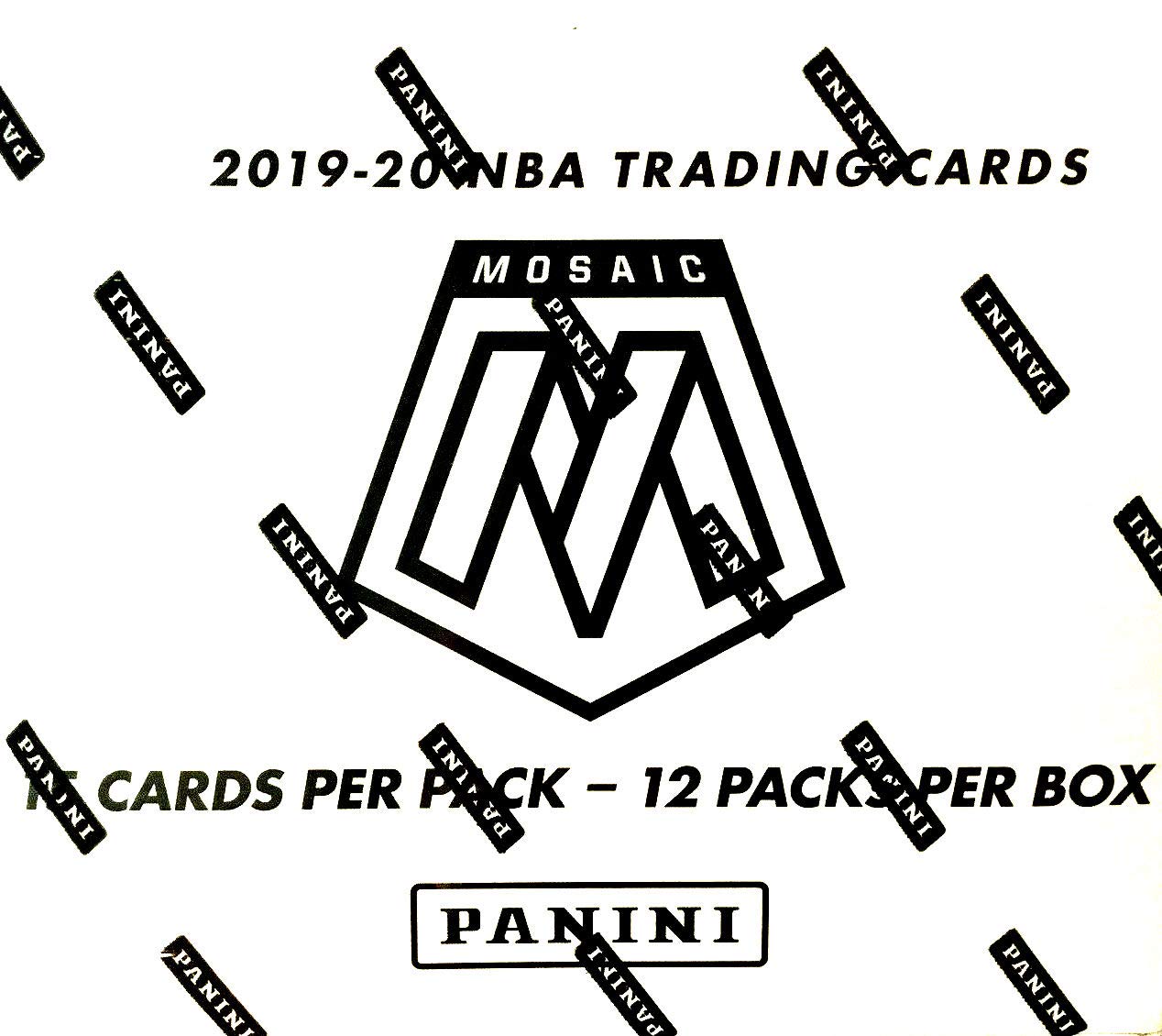 2019/20 Panini Mosaic NBA Basketball CELLO box (12 pks/bx)
