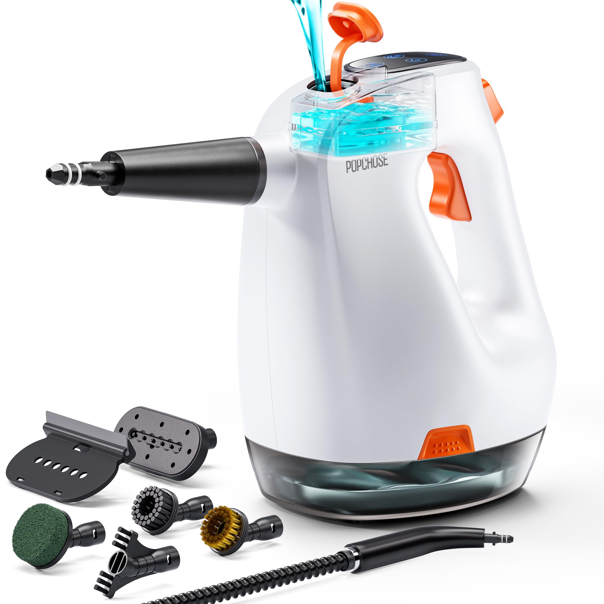 POPCHOSE SG-SC301 Handheld Steam Cleaner with Detergent Dispenser