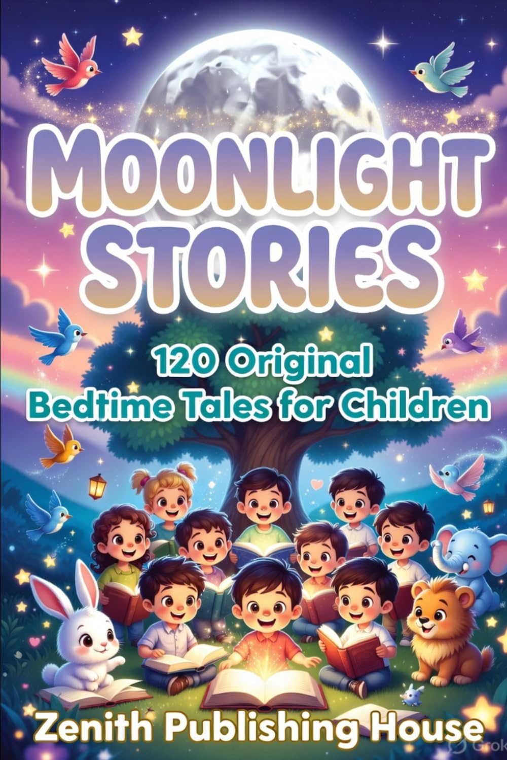 Moonlight Stories: 120 Original Bedtime Tales for Children (Zentih English Mastery Series For Kids)