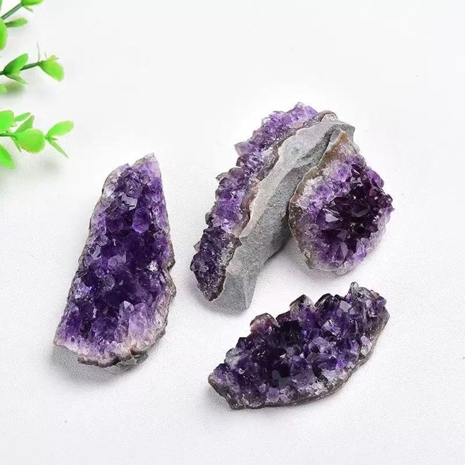 Geodas de Cristal de Amatista, Cristales morados crudos, Cristales curativos de Cuarzo para Adultos, decoración de Piedra de geoda de Amatista Natural Real, geoda de Roca Cristal,130G