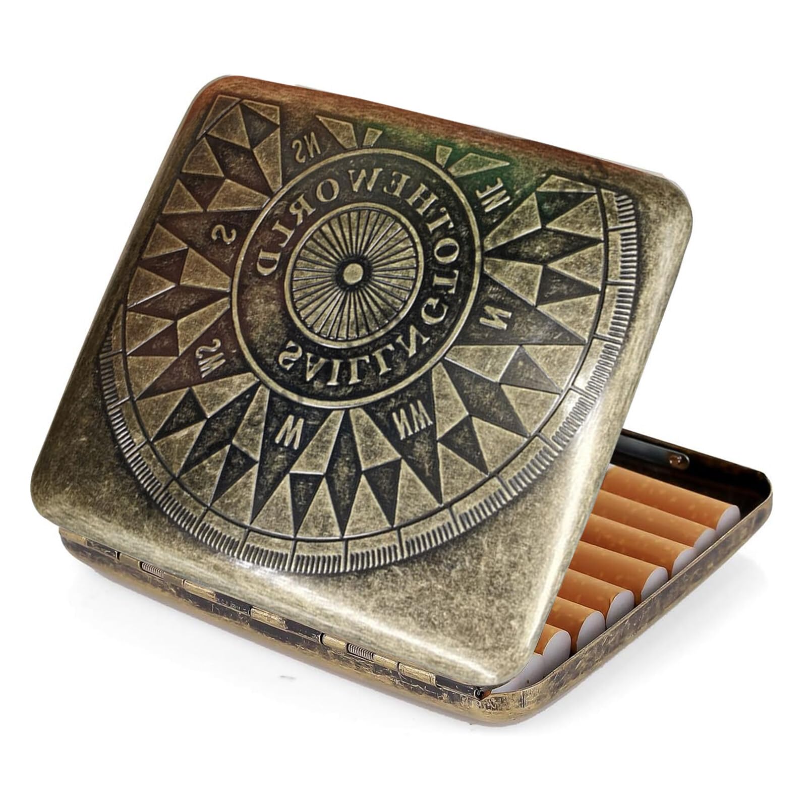 vintage style cigarette holder Amazon.com: Retro Cigarette Case Victorian Style Metal Holder for Regular,  King and 100's Size Credit Card Holder Pocket, Large with Flower Pattern  RFID Protective Security Wallet (Flo-L100, Silver) : Health & Household