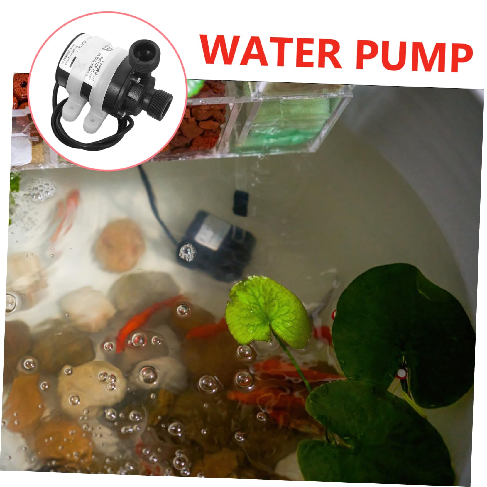 Pompa Sommergibile Mini Portatile 12v Dc Pompa Di Circolazione Per Fontane Acquario Stagno Di Acqua Leggera E Trasportabile
