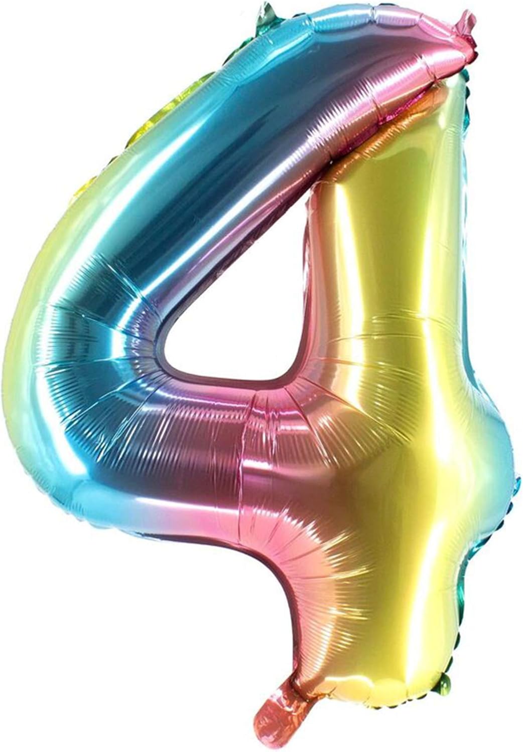 Party Factory XXL Zahlenballon 0 - 100cm Gold Folienballon Für Helium Oder Luft