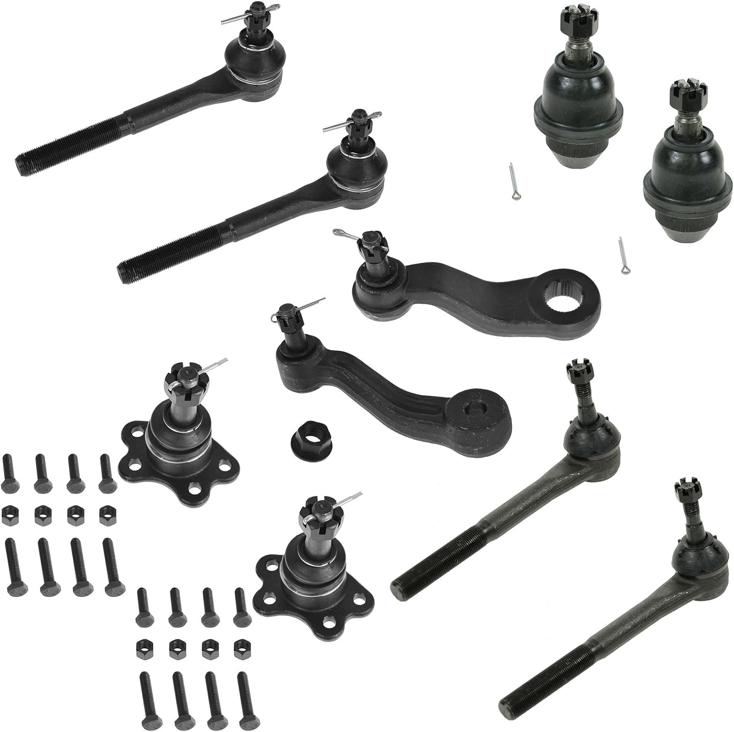 Ball Joint Tie Rod Pitman Idler Arm Kit for 1995-2000 Chevrolet Tahoe - Front