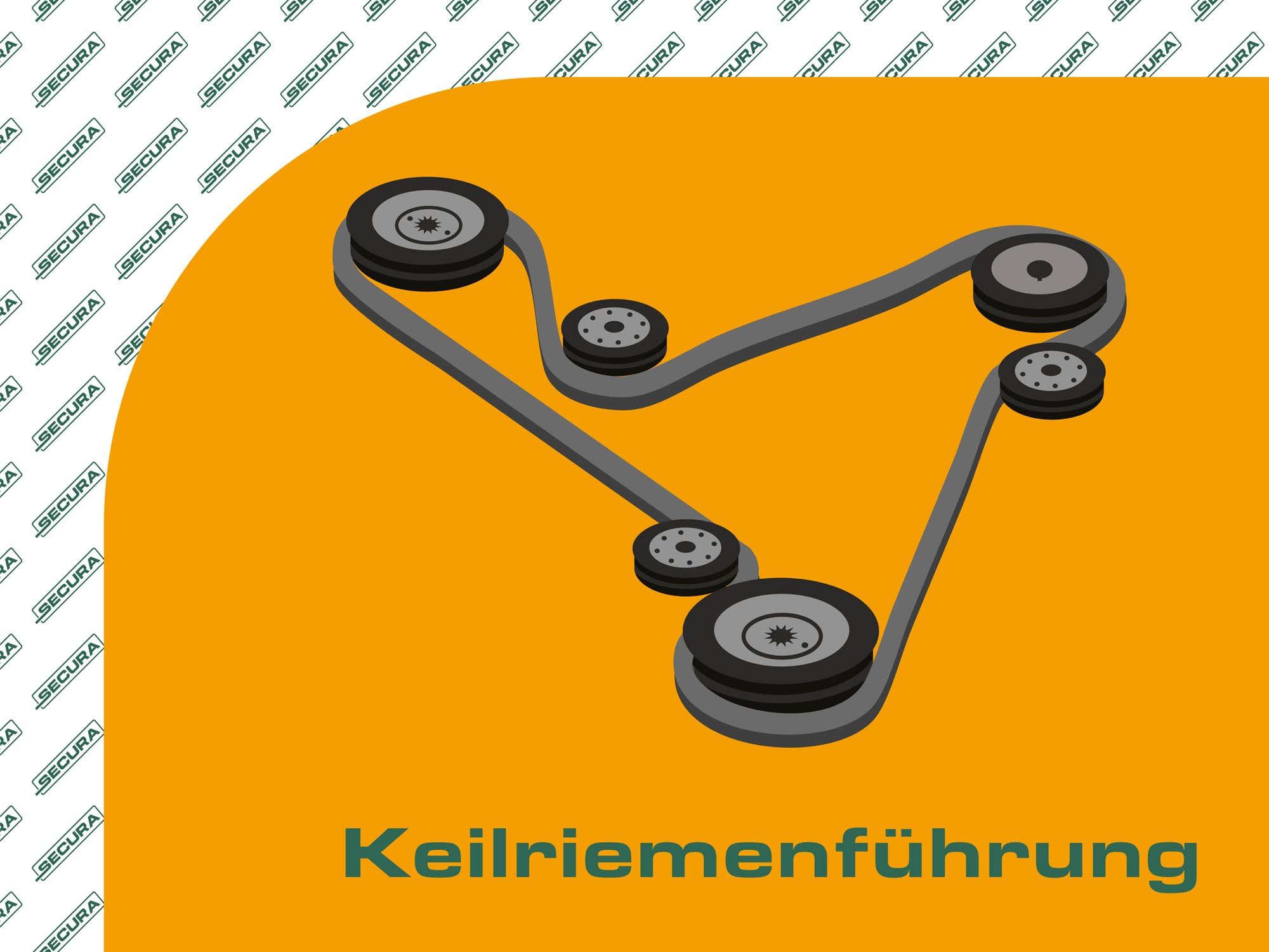 SECURA Keilriemen Mähwerk Rasentraktor kompatibel mit Husqvarna TC138 960510178 00 ersetzt: 583544901 532439726