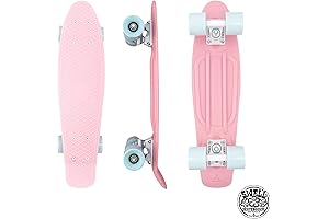 22" and 28" Plastic Retro Mini Cruiser Skateboards