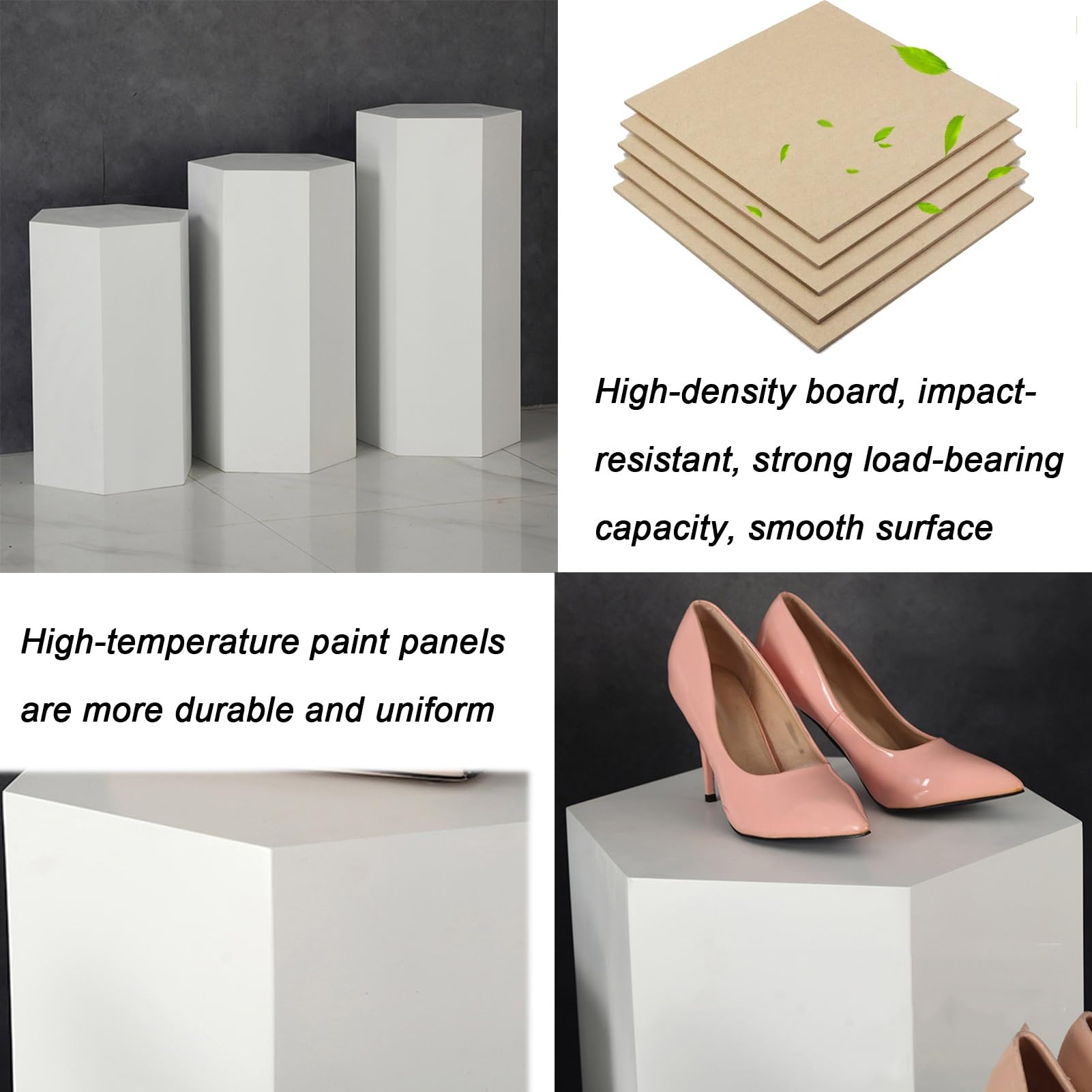 ckable - Espositore cubo bianco per matrimoni, sculture e decorazioni, 50 x 60 cm, colonna Sto nd