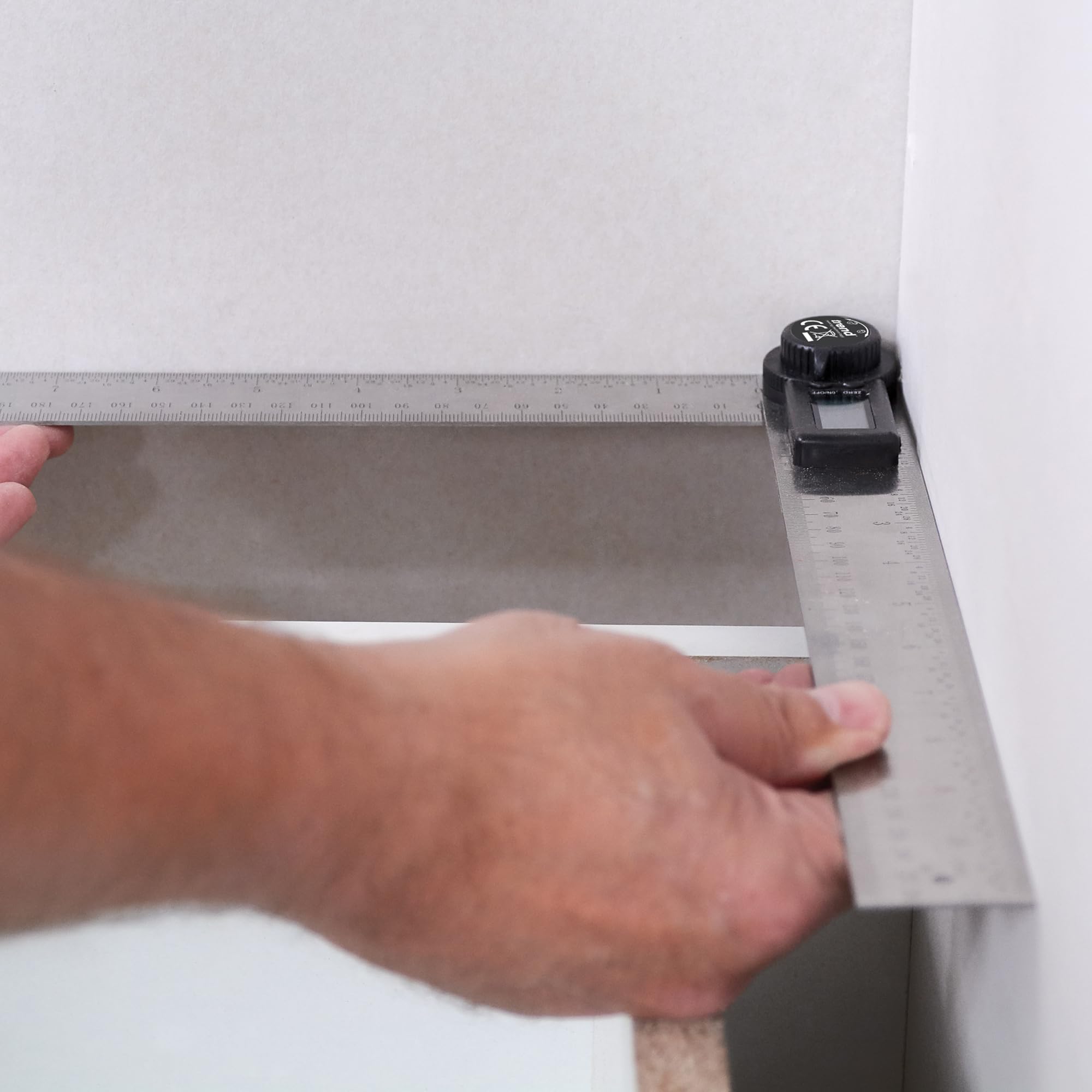 Trend Regolo angolare digitale da 300 mm, con due righelli in acciaio inossidabile da 300 mm che possono essere utilizzati per calcolare gli angoli in modo rapido e preciso, DAR/300