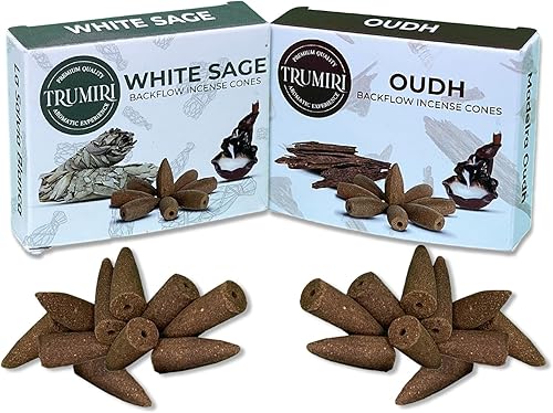 Vista 33 de Paquete combinado de conos de incienso de reflujo – 10 opio + 10 conos de incienso perfumados de cannabis