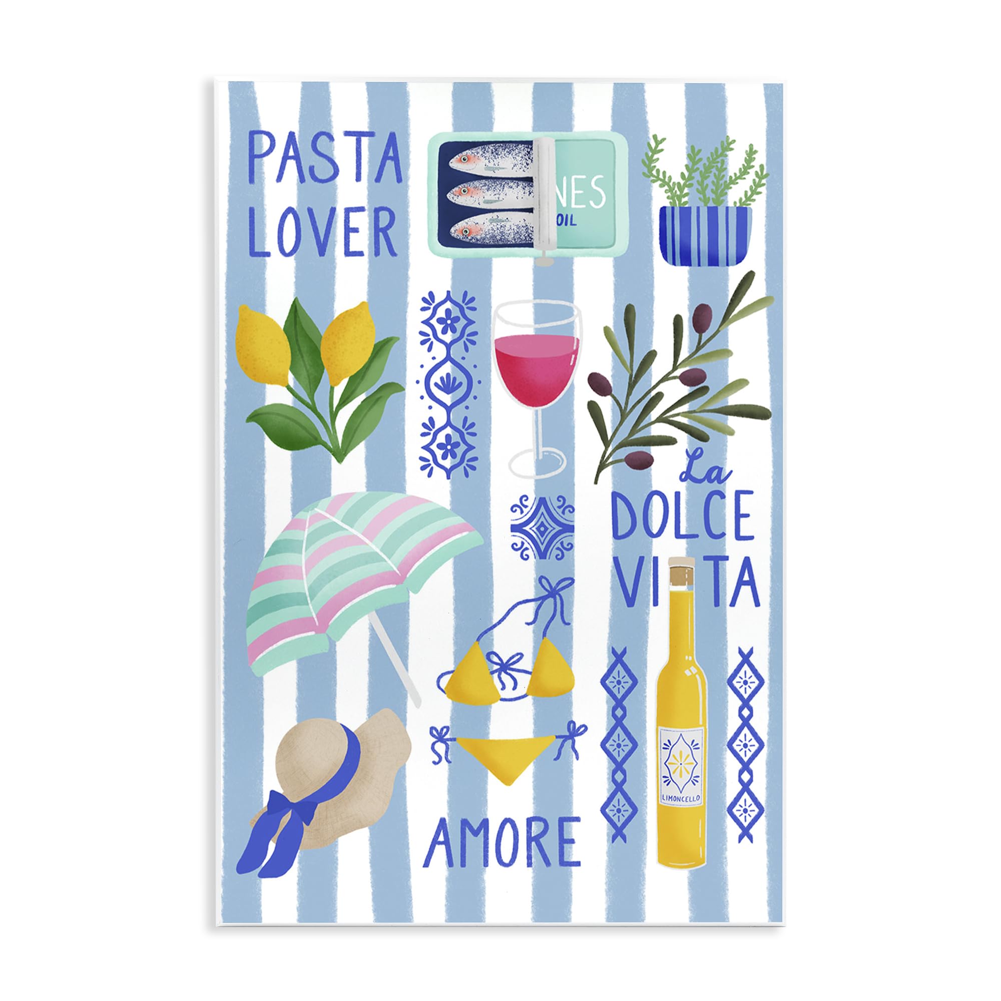 'Pasta Lover Mediterranean'| Wall Plaque Art