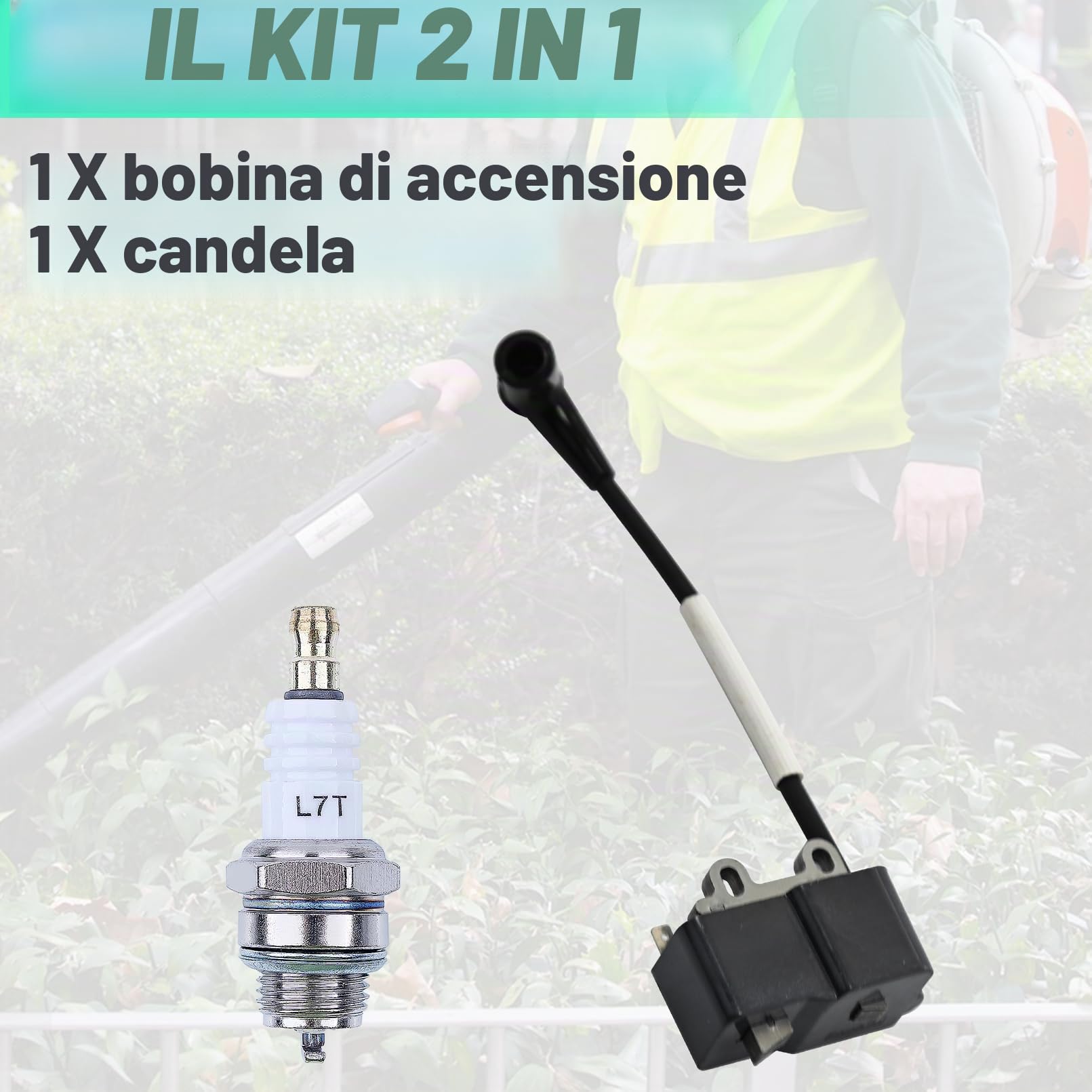 ADEFOL Bobina di accensione per Echo Blower ES250 ES250 PB250 PB252, Modulo bobina di accensione Ricambi Sostituisce A411000500 A411000501