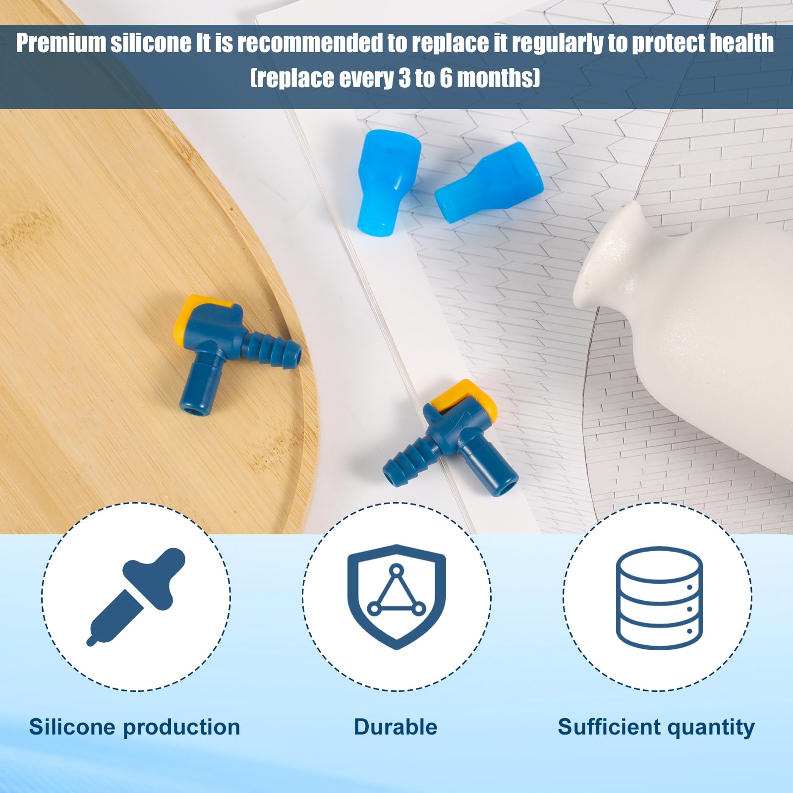 6 Valves Et 2 Connecteurs Pour Camelbak - Remplacement Embout Buccal, Système D'hydratation