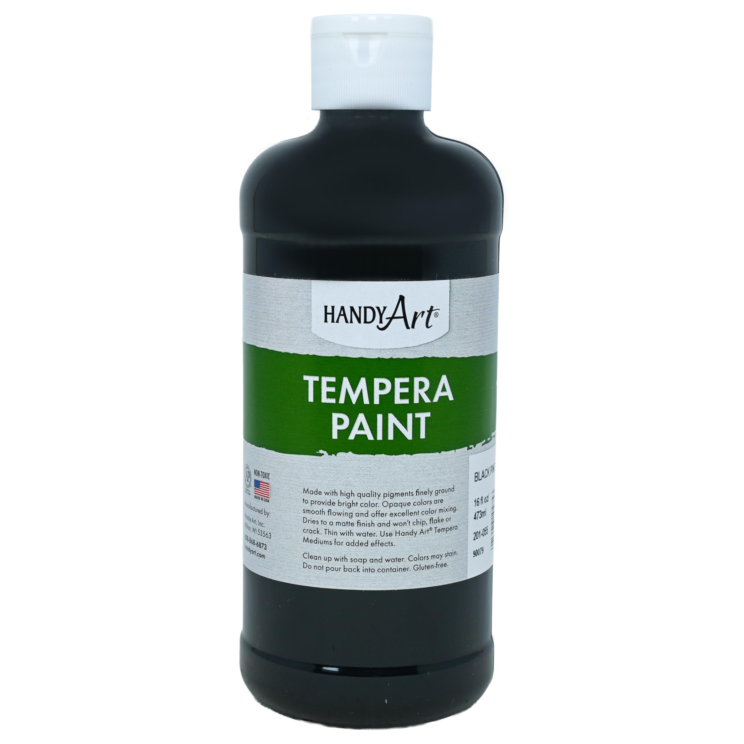Handy Art Premium Tempera Paint, Blue, 16 oz Pint Bottle — view 36