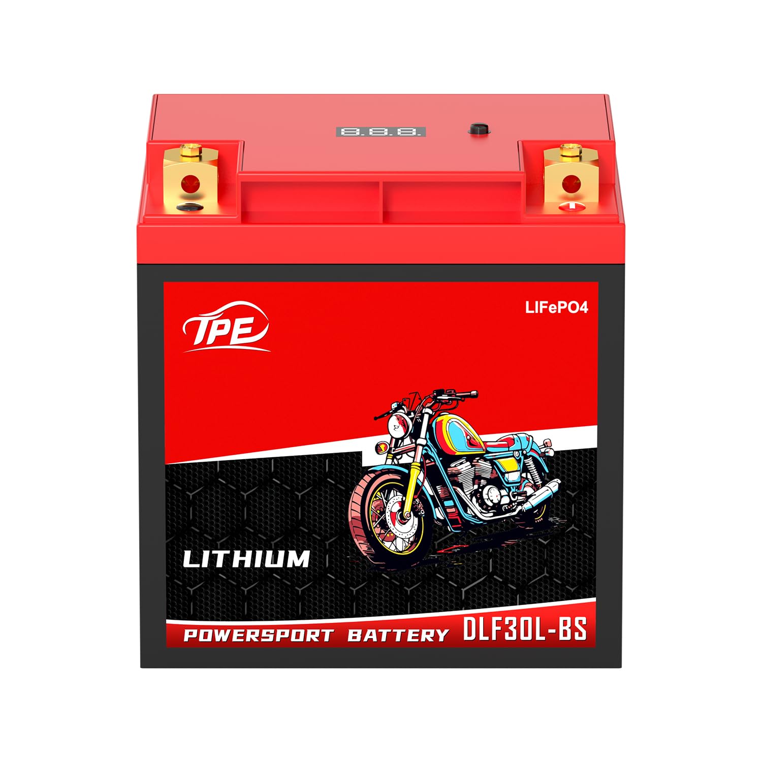 TPE YTX30L-BS Lithium Powersports Battery 12V 14AH 720A Lithium Motorcycle LiFePO4 Battery DLF30L-BS