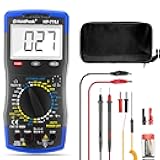 Digital Multimeter HP-770J Automotive Multimeter Engine Analyser Manual Ranging NCV Multi Tester Voltmeter Measure Voltage+Current+Resistance+Temp+RPM+Dwell Angle with Data Hold+Backlight+Auto Off+℃/℉