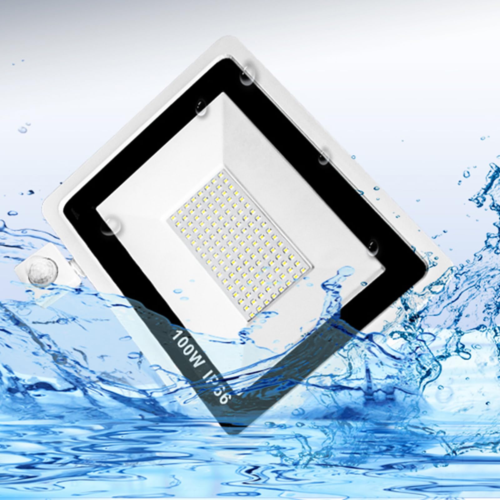 YTBHSHXZ Outdoor Lights， 800-8000lm Super Bright-Security Light, IP66 Outdoor Floodlight 6000K for Yard, Garden, Stadium, Playground(20W)