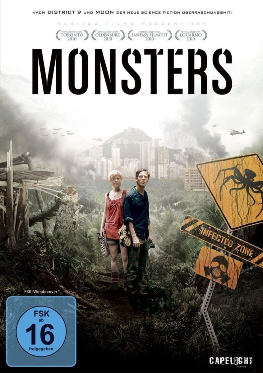 Monsters : Whitney Able, Scoot McNairy, Gareth Edwards, Gareth