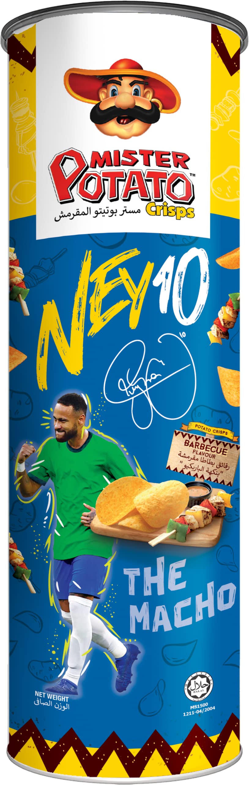 Mister Crisps BBQ 160gm