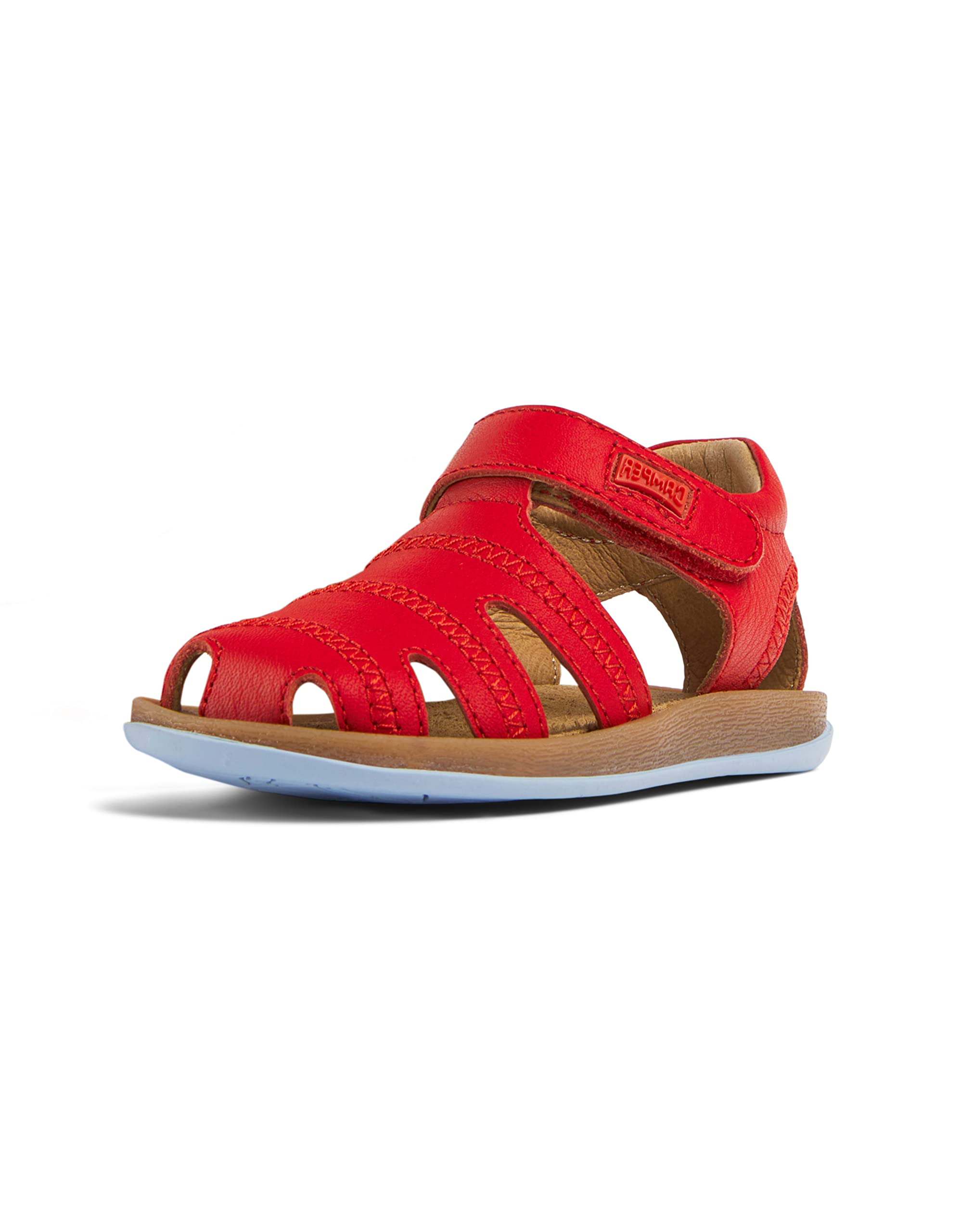 Camper Unisex Kids Bicho First Walkers 80372 Sandal, Medium Red, 4.5 UK