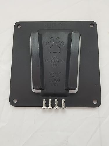 PAW Soporte internacional de TV de polímero negro para RV VESA de 3.937 x 3.937 in Uso con el sistema de montaje de TV PAW Polymer RV