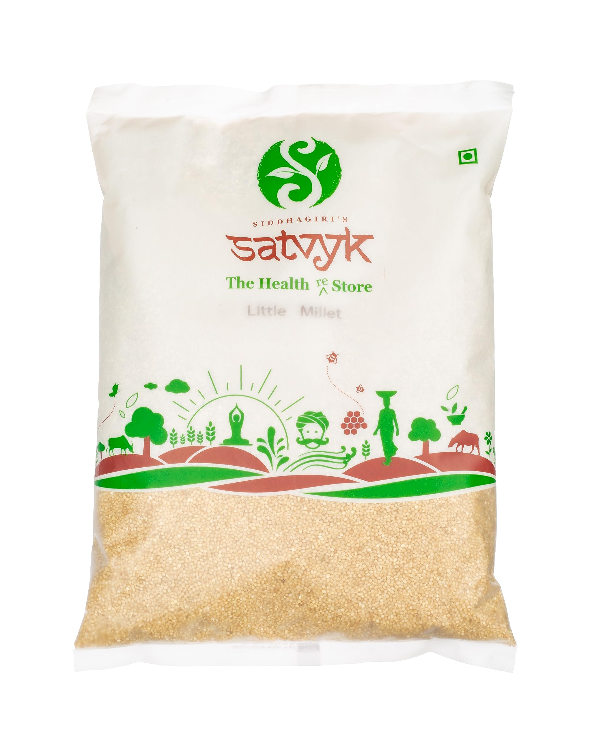 S Siddhagiris SATVYK THE HEALTH re STORE Organic Little Millet (500gm) - Unpolished Millets | Gluten Free Millet | High Plant Protein| Protein Rich & More Fiber Than Rice (B07L6HH57S) Amazon Price History, Amazon Price Tracker