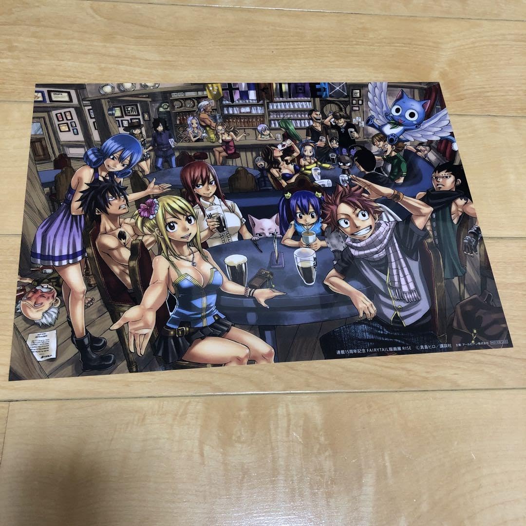 Amazon.co.jp: ◎ フェアリーテイル 版画展 ミニ色紙 クリアポスター