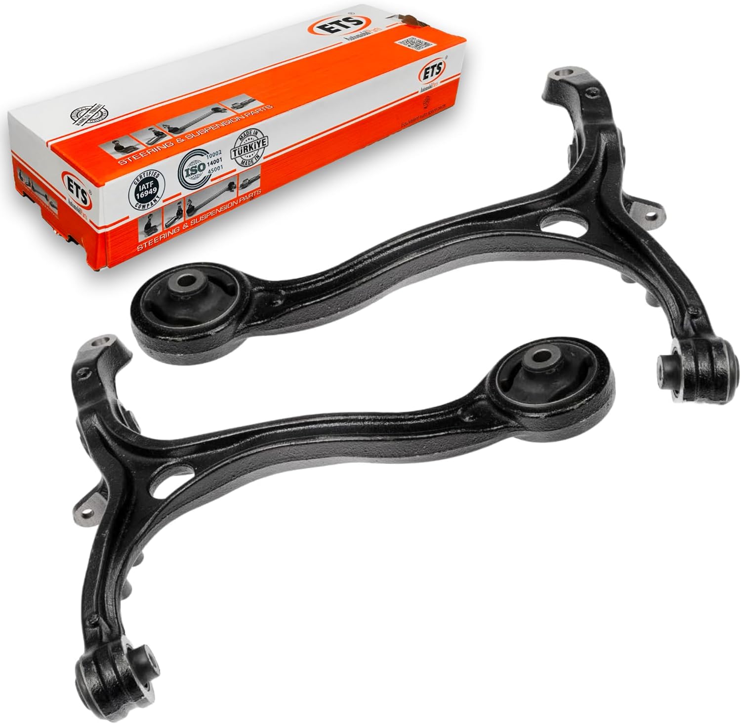 ETS Front LH & RH side Lower Control Arm Pair Kit RK641112 & RK641113 Fits 2009-2014 Acura TSX, 2008-2012 Honda Accord