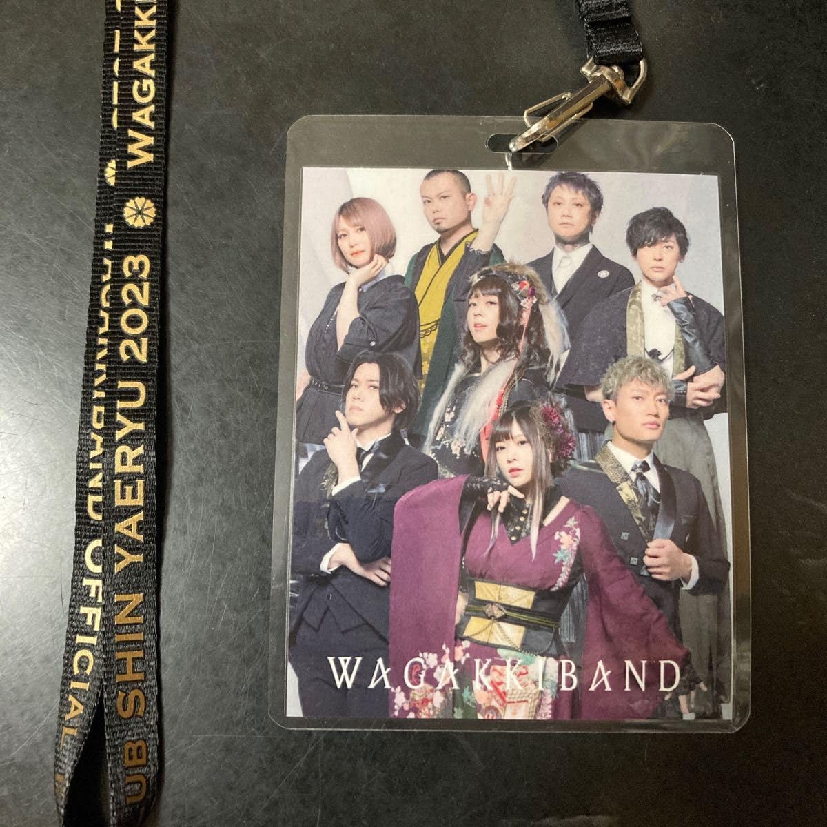 和楽器バンドVVIP限定真・八重流総会スタンド金サイン箔押し