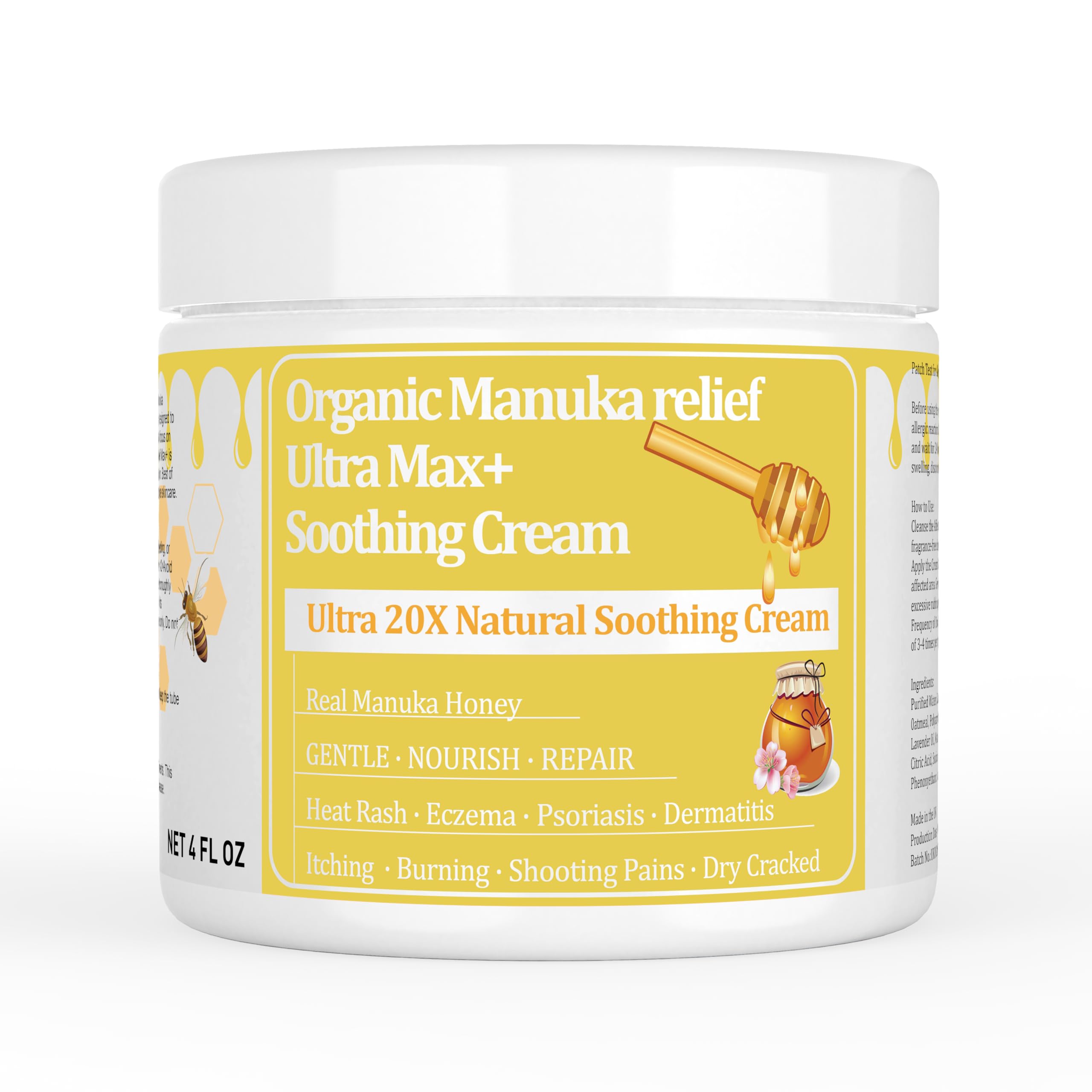 PIBIOOMAP Balance Balanitis Relief Cream - Organic Natural Ingredients, Honey & Tea Tree Oil, Comforting Ointment, Relief from Irritation, Itching, Redness, Balanitis, Topical Treatment, Fast Acting