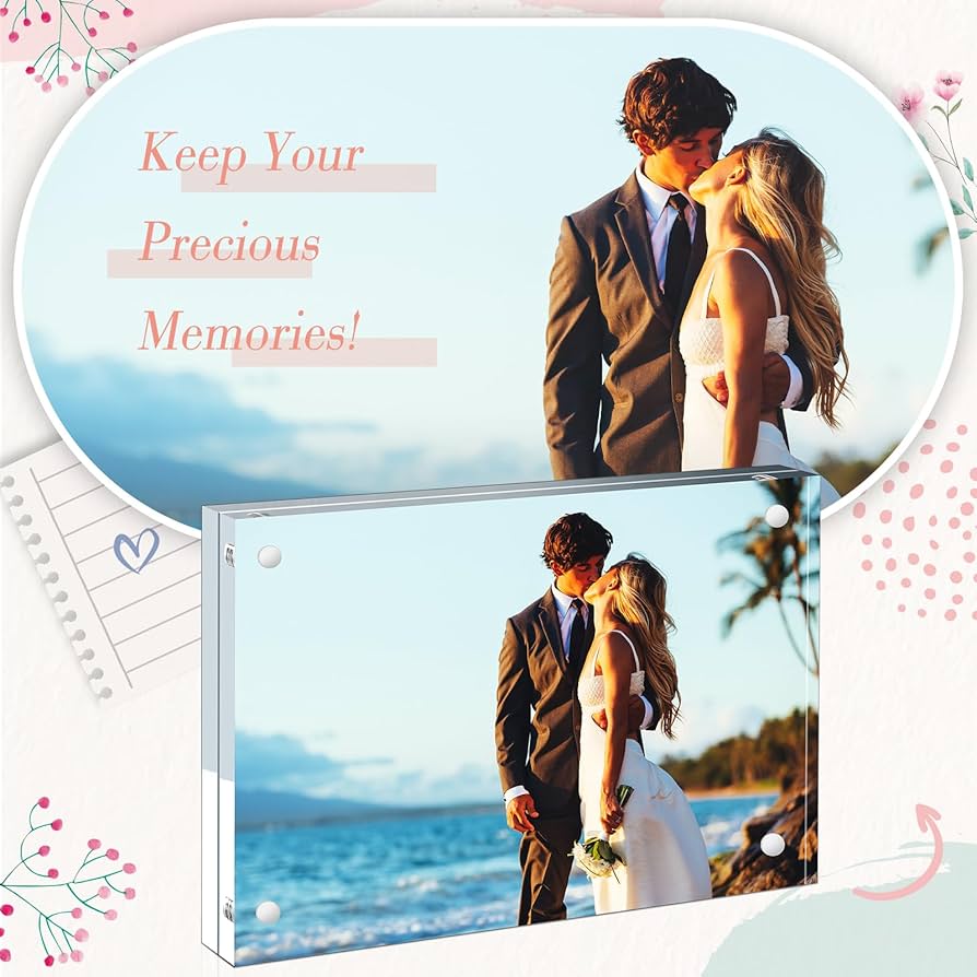 Amazon.com - Handepo 30 Pack 4 x 6 Inch Clear Acrylic Picture