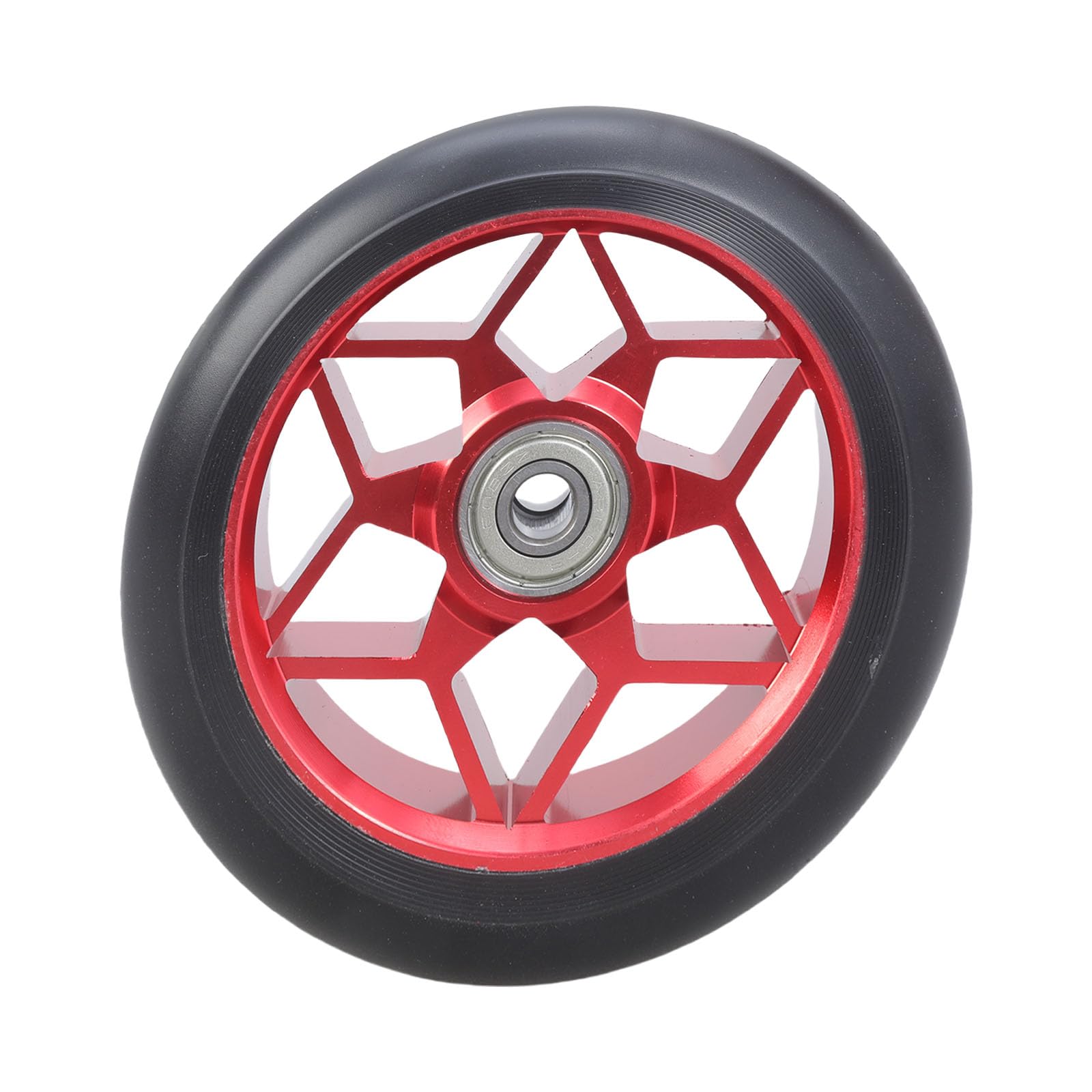 XAGMODSHN 110mm High Scooter Wheel Aluminum Alloys Scooter Wheel with Bearings Kick Accessories Enduring Stunt Replacement