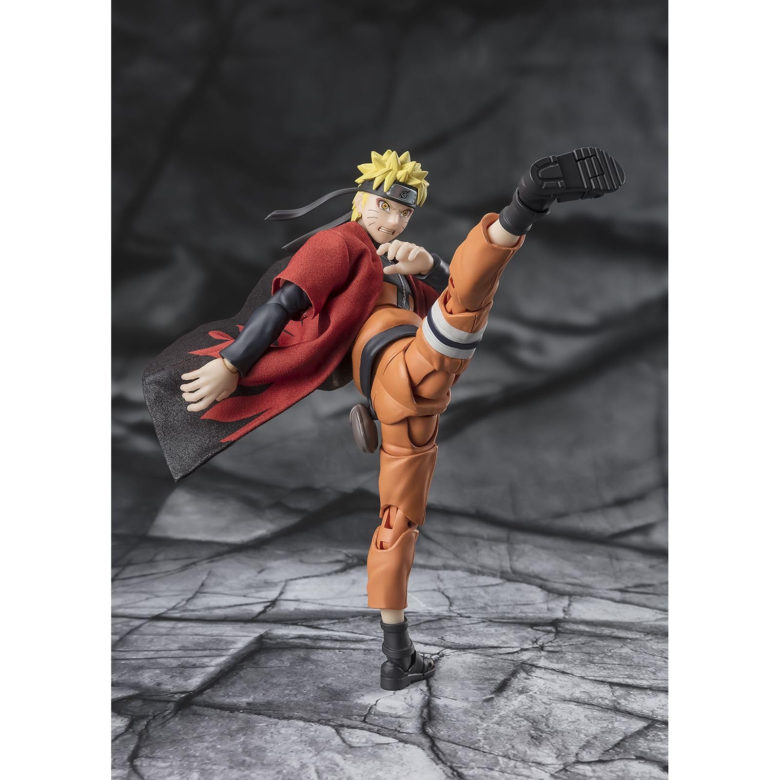 TAMASHII NATIONS Naruto Uzumaki Sage Mode Savior of Konoha Ver. Fig. 14.5 cm Naruto Shippuden SH figuarts p - Image 3