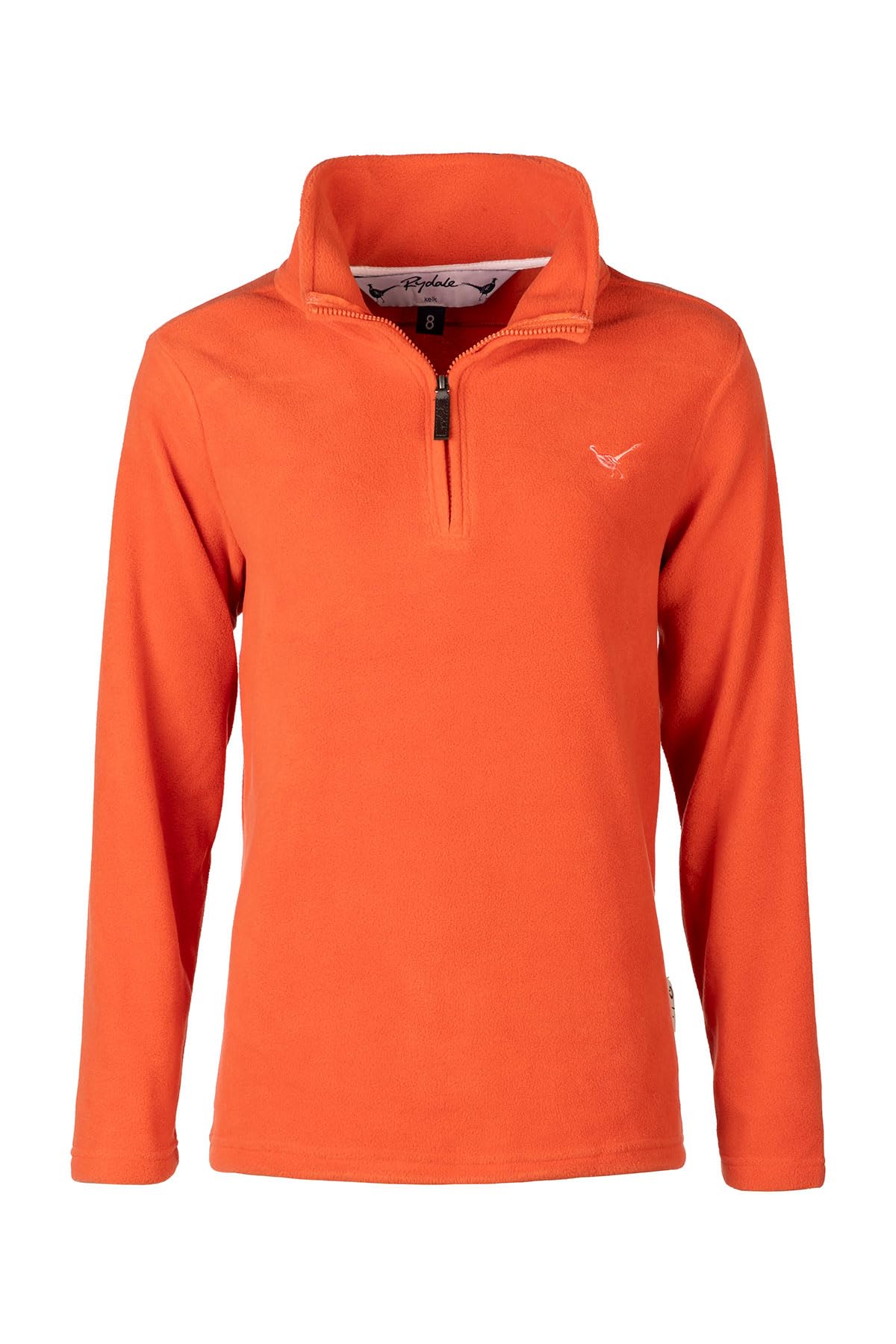 Rydale Women's Burnt Orange Kelk Micro Fleece Jacket Super Soft Warm Jumper (As8, Numeric, Numeric_18, Regular, Regular, )