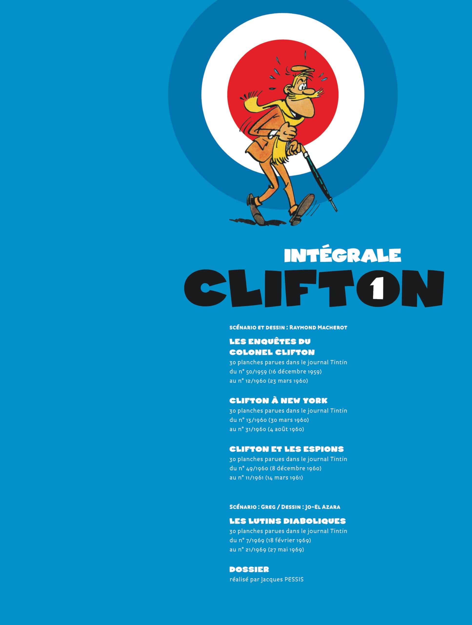 Intégrale Clifton - Tome 1