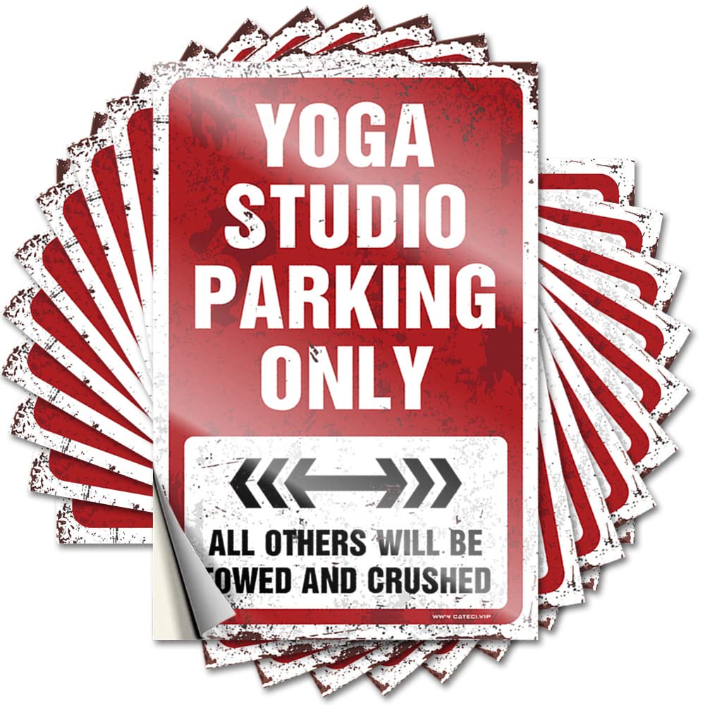 Decal Room Decoration | Glitter Sweet Yoga Studio Parking Only for Skate(6X9CM)