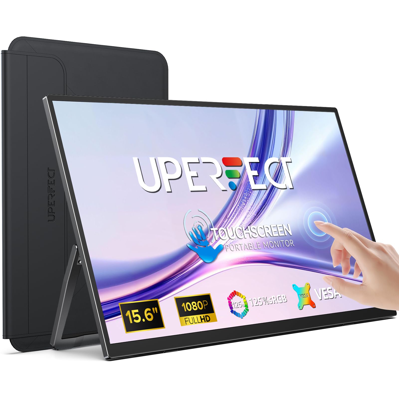 UPERFECT Portable Monitor Touchscreen 15.6