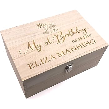 first birthday keepsake box