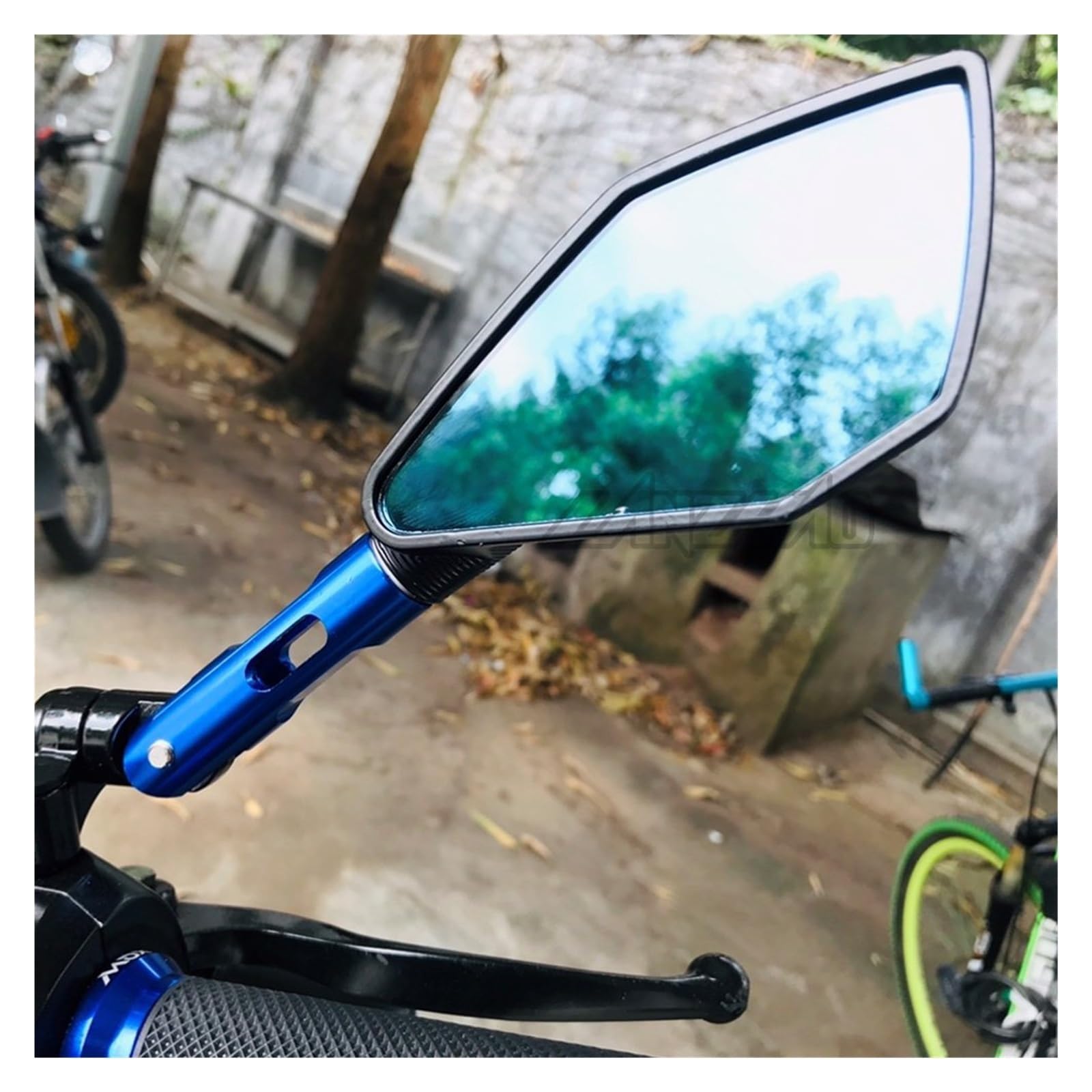 składane lusterka wsteczne Lusterka wsteczne motocyklowe CNC aluminiowe z powłoką antyrefleksyjną do Z900 Z900RS Z900 RS Z800 Z1000 Z 900 900RS 1000(Long Red)