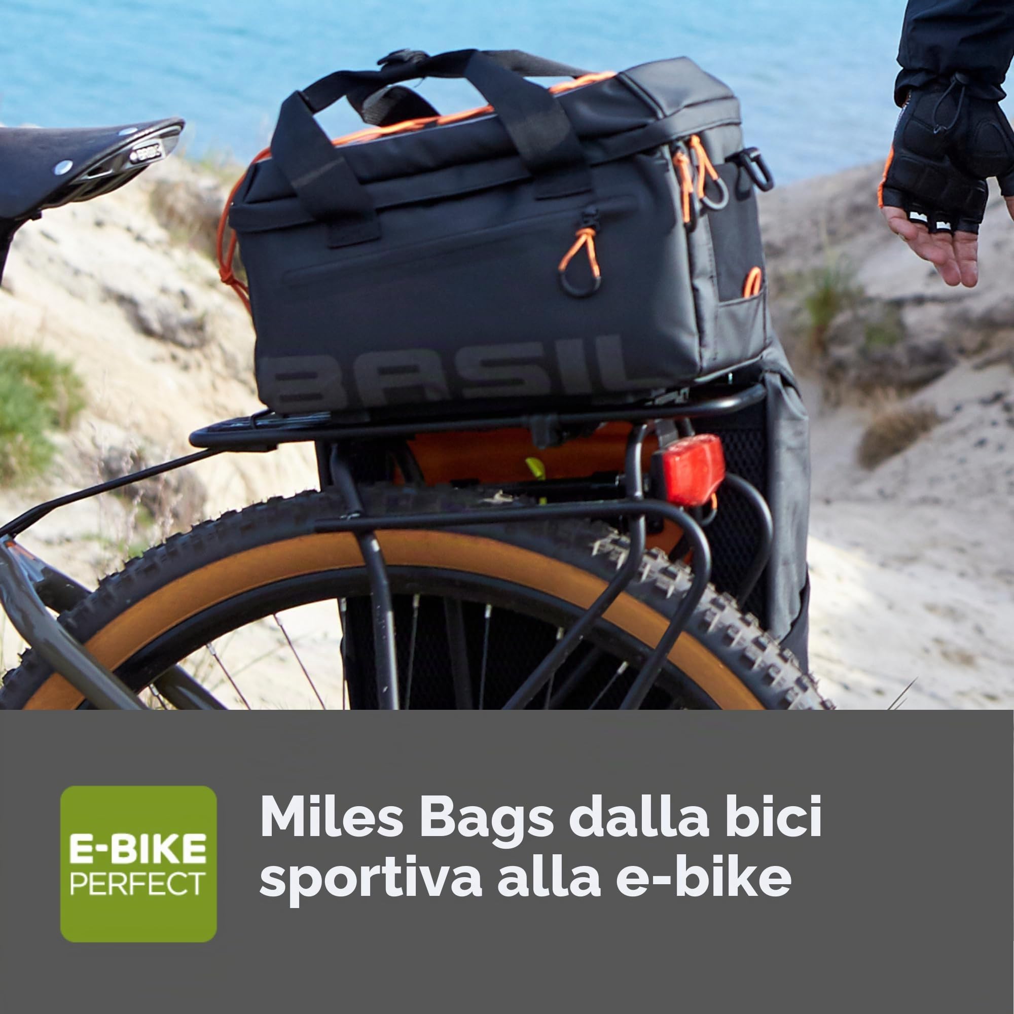 291198 - borsa portapacchi impermeabile con cinturini mik miles 7l
