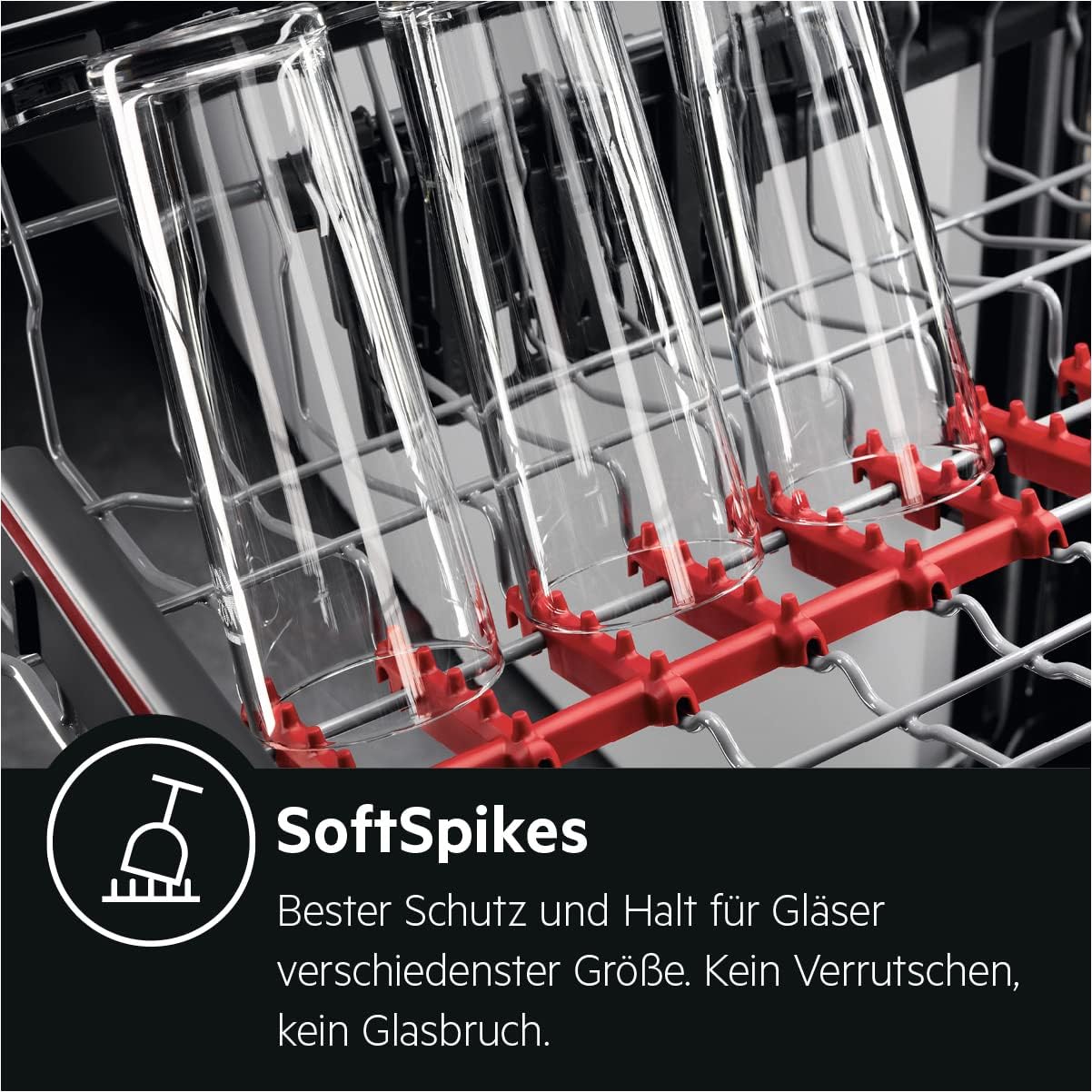 AEG FSK64907Z Dishwasher SoftSpikes for glasses