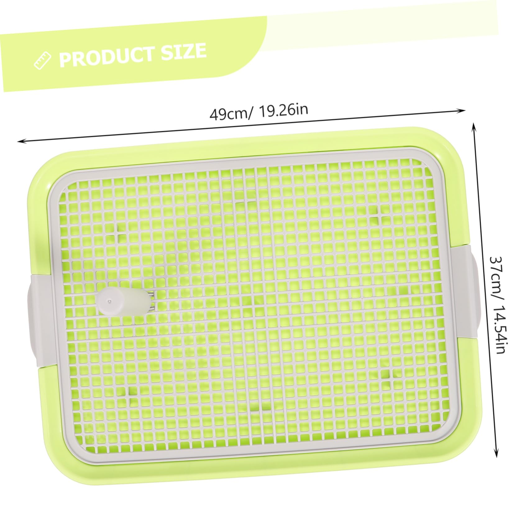 FONDOTIN Thickened Dog Toilet Pet Bathroom Puppy Urine Tray Easy to Indoor Dog Pee Station