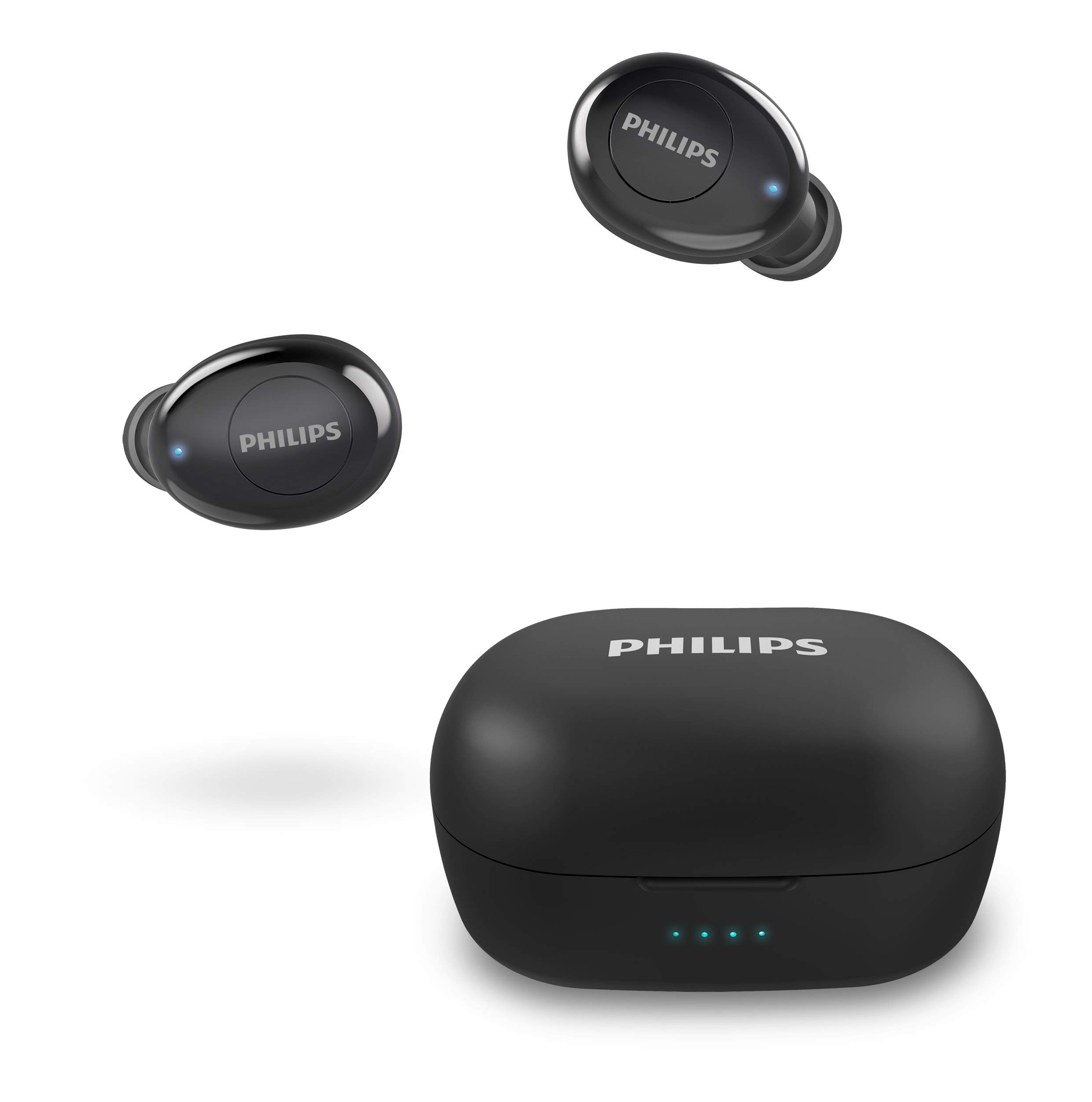 Philips True Wireless Headphones T2205BK/00 (Bluetooth in-Ear Headphones,  Voice Assistant, Long Battery Life, IPX4 Splash Resistant, Extra-Small  Charging Case) Black – 2020/2021 Model : Amazon.com.au: Electronics