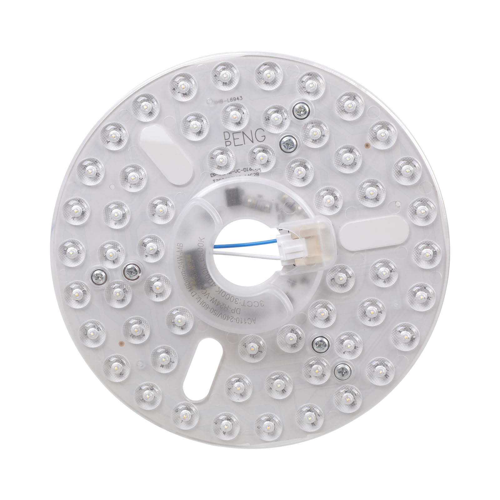 Hsioluted Tool Complimentary Attractive Installation 160mm 24W Power Efficient Board Premium Aluminum Frame Stable Potential Indoor Room Fan Device Aluminum Room Fan Light