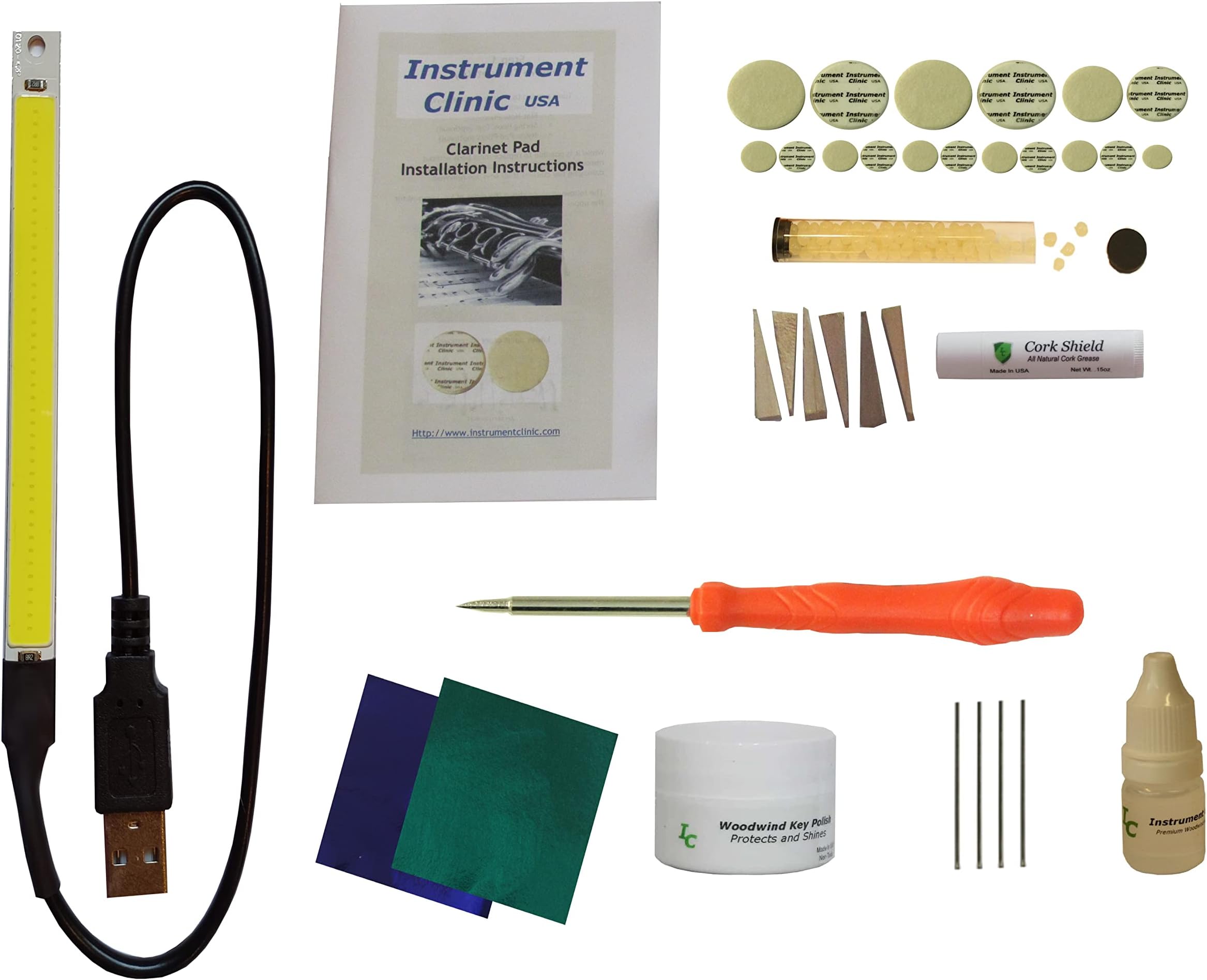 Instrument Clinic Pad Kit, with Instructions