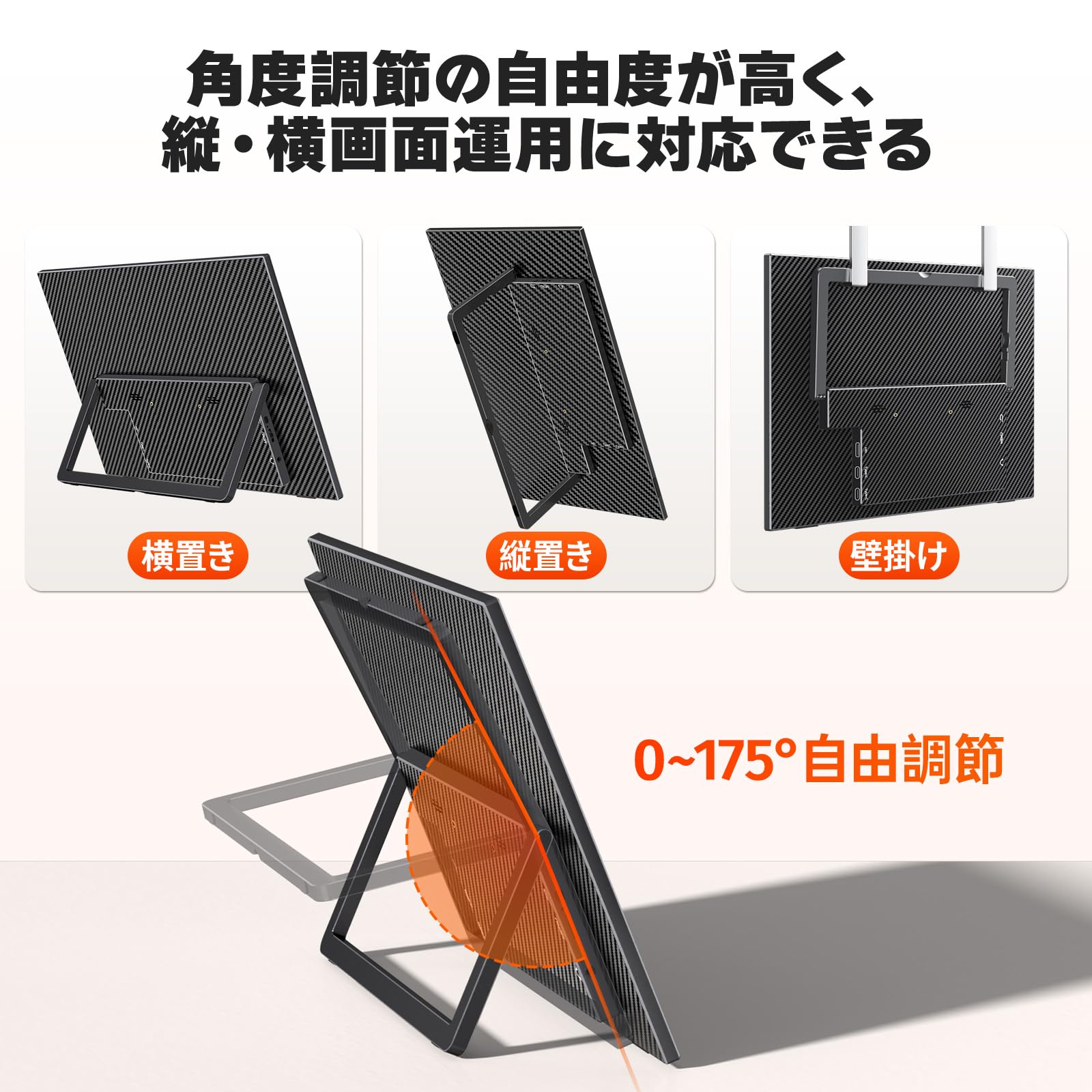 Amazon.co.jp: cocopar モバイルモニター 15.6インチ1920x1080FHD 自立