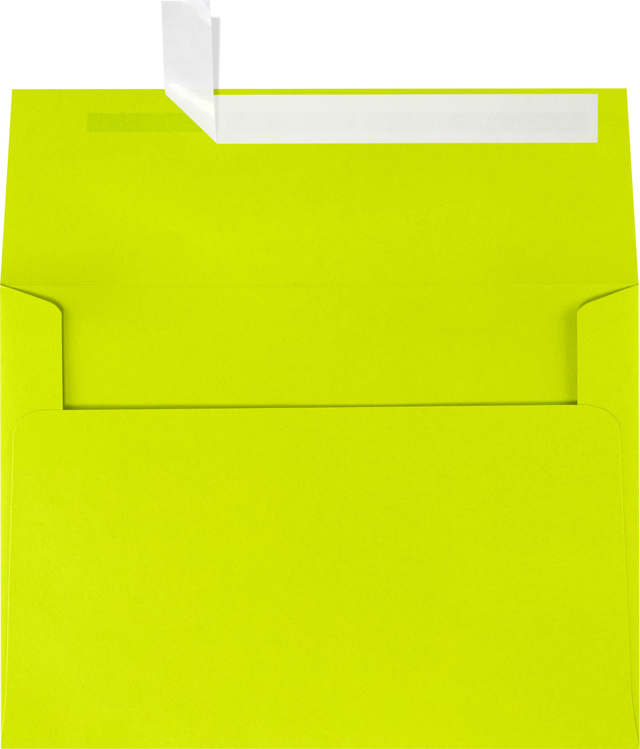 LUXPaper A7 Invitation Envelopes | Peel & Press | 5 1/4" x 7 1/4" | Wasabi Green | 80lb. Text | 50 Qty