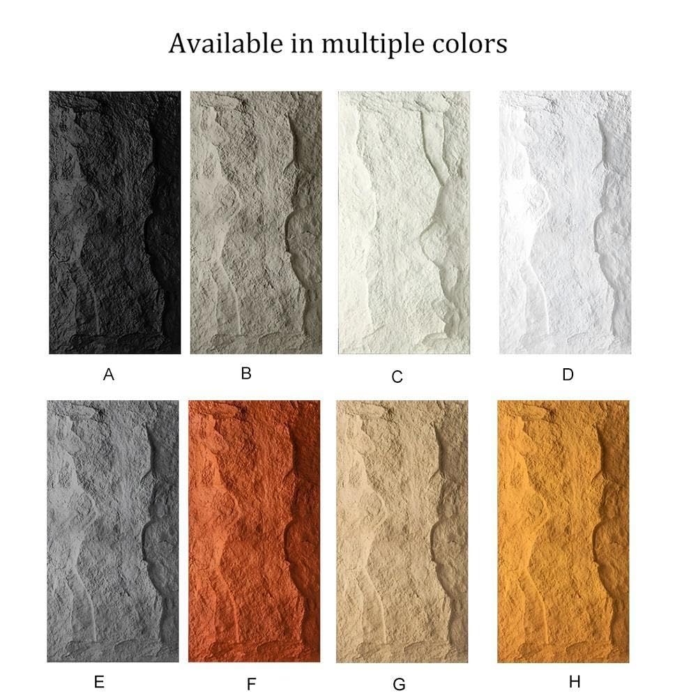 Paneles de pared 3D con efecto piedra,Materiales de revestimiento de parede