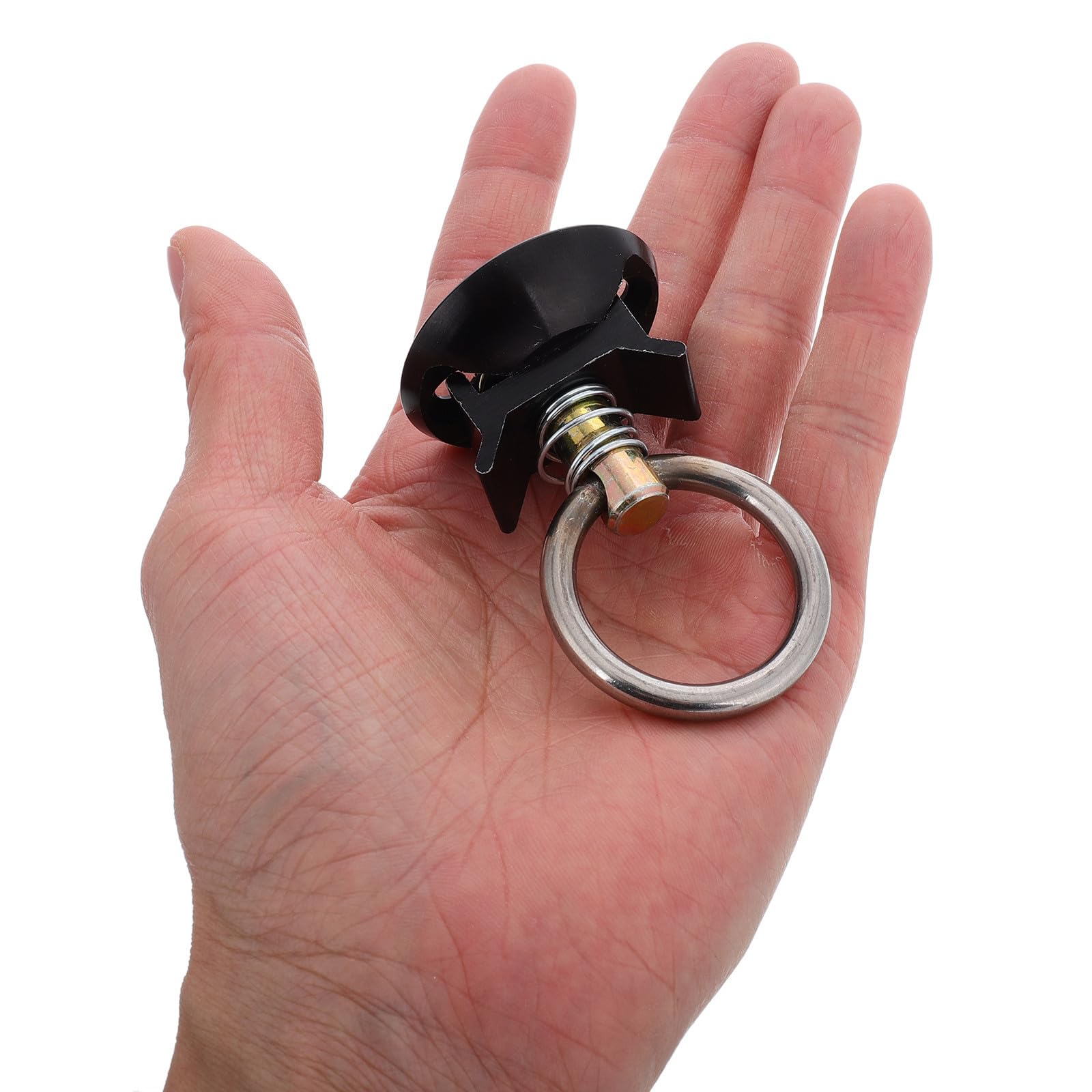 Kit de Pernos de Anclaje Redondos para Asegurar Carga en Maletero de Coche en Aluminio y Acero Inoxidable de Liberación Rápida con Durabilidad y Fácil Instalación