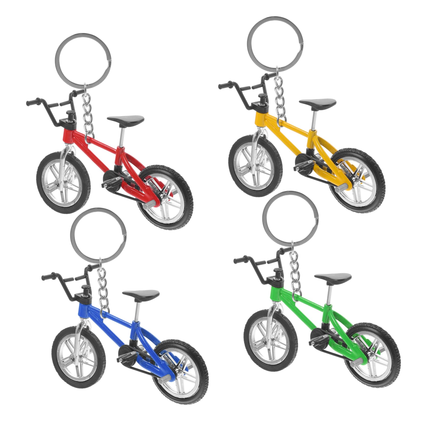 20kawałki Miniaturowych Rowerów Górskich Kluczowe Wisiorki Do Dekoracji Stylowe Akcesoria Dla Miłośników Rowerów i Kolekcjonerów Wysoka Symulacja Biurko Lub Półkę